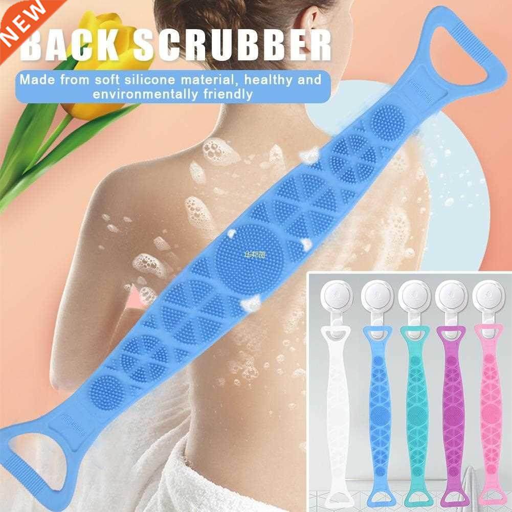 Soft Silicone Massage Towel Easy Clean Exfoliating Shower Ba