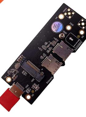 for NGFF M.2 Key B to USB 3.0 Adapter Riser Card with Dual N