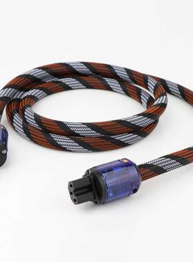 6N OFC Copper US AC Power cord cale HIFI Power Extension Ca