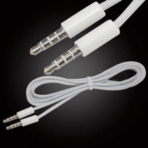 3.5mm 4 Pole M to M Record Car aux Audio Cord headphone conn