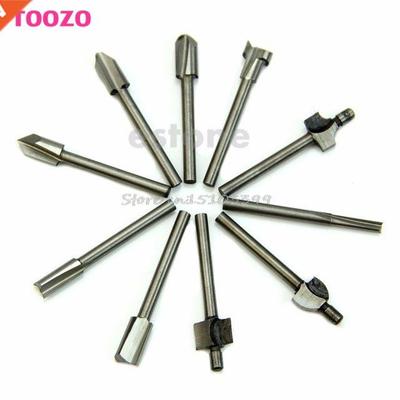 HSS Router Bits Wood Cutter Milling Fits Dremel Rotary Tool