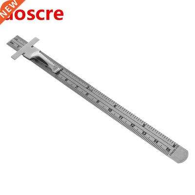 6 Stainless Steel Pocket Rule Handy Ruler with inch 1/32 mm/