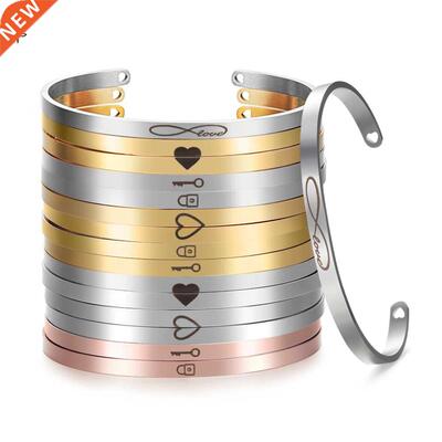 Stainless Steel Rose Gold Positive Inspirational Design Bra