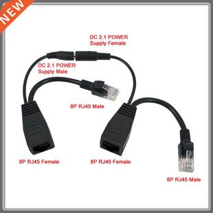 cable RJ45 Tape POE Screen Kit Adapter Splitter New Injector