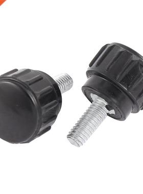 M4 x 10mm Round Head Screw On Thumbscrews Knurled Clamping K