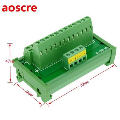 DIN Rail Mount power supply distribution terminal blocks spl
