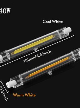 *Super Bright Dimmable r7s COB R7S LED Lamp 20W 78mm 40W 118