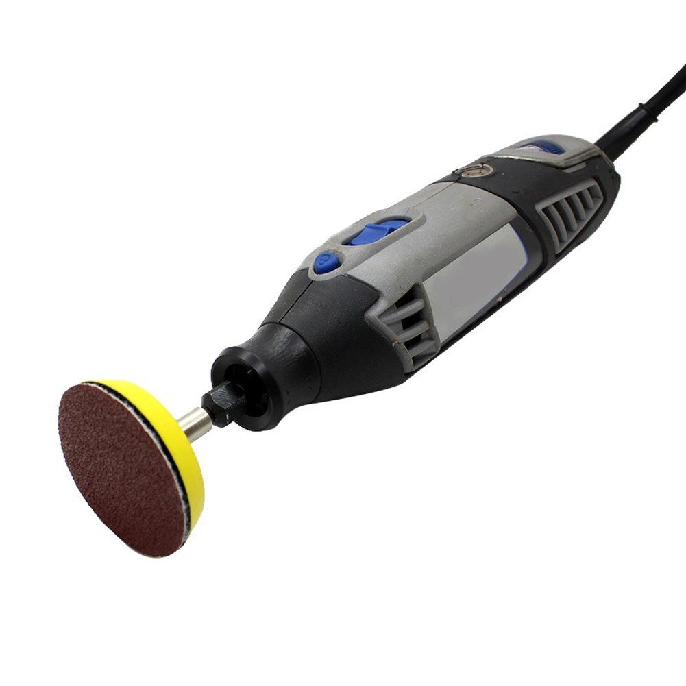 30pcs 125mm 80 Meshes Round Self-adhesive Sand Paper Flockin