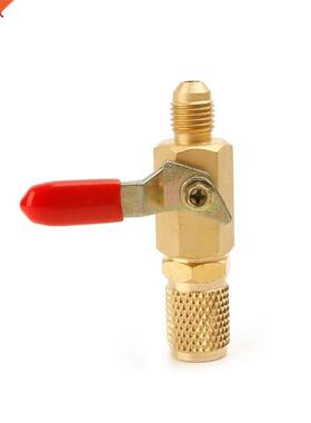 R134A Shut Ball Valve Air Condition Refrigeration Tools 1/4&
