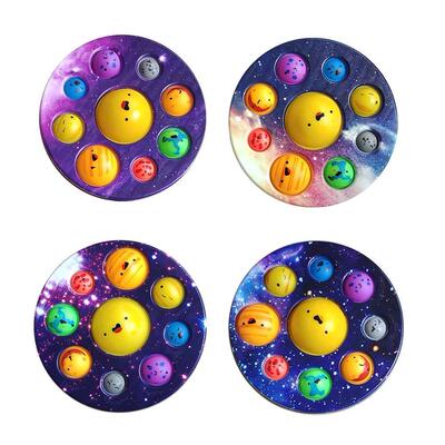 Mini Fidget Toy Simple Dimple Push Bubble Sensory Toy Planet