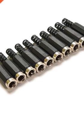 10 Pcs 2.1mm x 5.5mm Female DC Power Plug Socket Jack Adapte