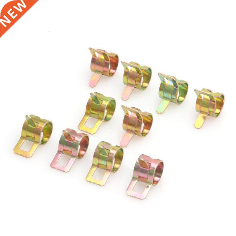10Pcs 9mm/0.35 inch Spring Clip Fuel Oil Water Hose Tube Pip图片