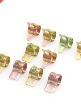 10Pcs 9mm/0.35 inch Spring Clip Fuel Oil Water Hose Tube Pip