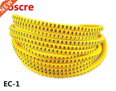 600PCS EC-1 Cble Wire Mrkers Letter 2.5mm0 to 9,+,- 12numb