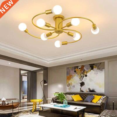 Ceiling Lights Modern Multiple LED E27 Lamp Base Black/White