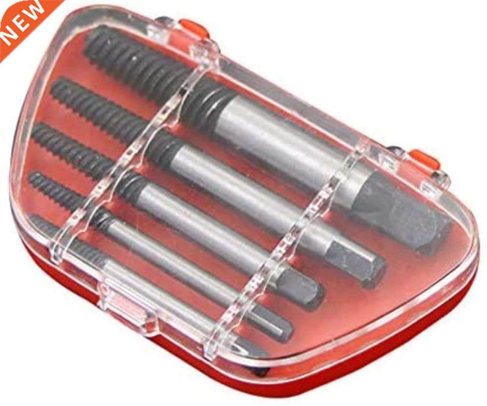 5Pcs Screw Extractor Center Drll Bts Gude Set Broken Dama