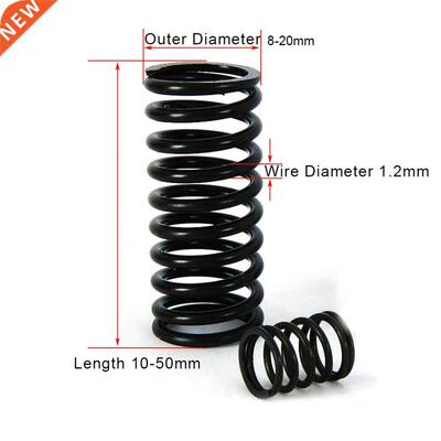 5PCS High Elastic Blackening Spring Manganese Steel Pressure