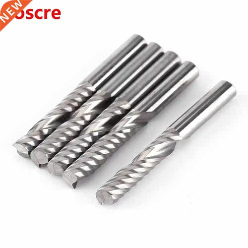 5pcs Diamond Drill Tungsten Carbide End Mill Single Flute Sp