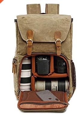 Batik Canvas Waterproof Photography Bag Outdoor Wear-resista