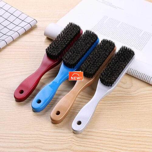 Wood Handle Hair Brush Hard Boar Bristle Combs For Men Women