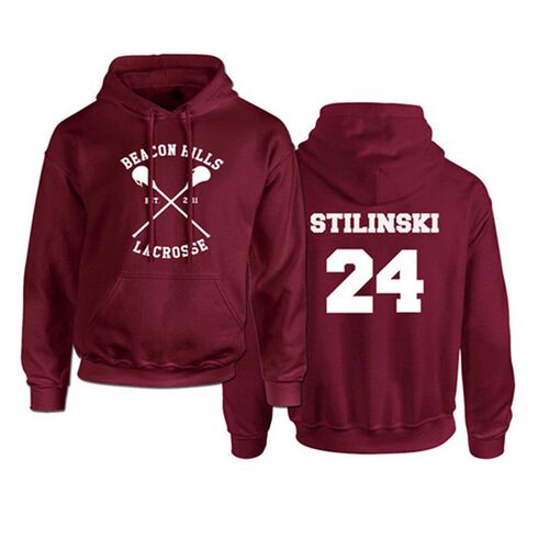 Mens Hoodies Teen Wolf Hoodie Men Stilinski 24 Lahey McCall