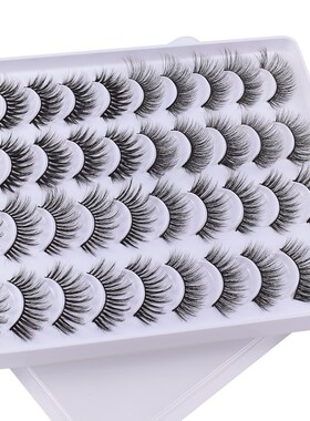 5/10/20Pairs 3D Mink Lashes Natural Mink False Eyelashes Dra