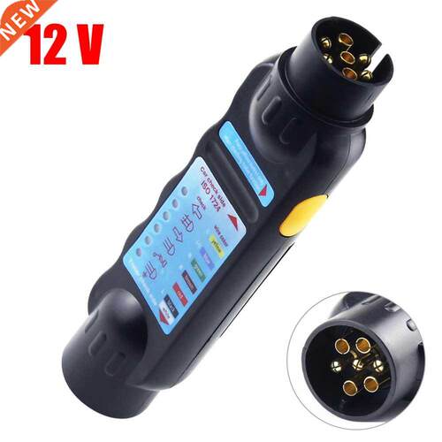 European 7 Pin Trailer Socket Durable 12V Truck Trailer Plug