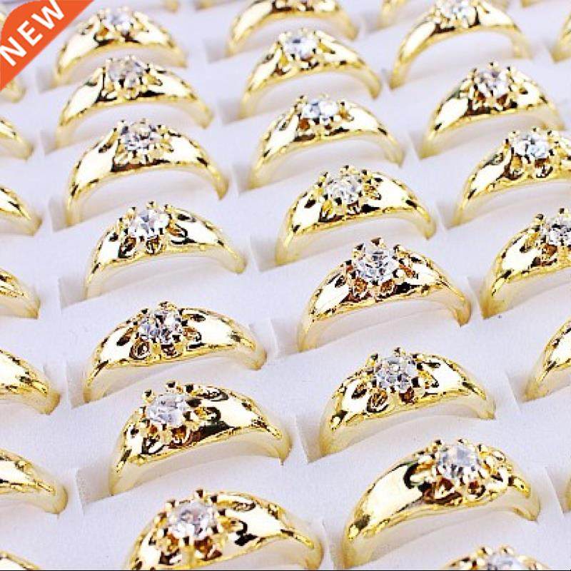 QianBei Wholesale Mixed 50pcs/set New Style Flower Crystal R