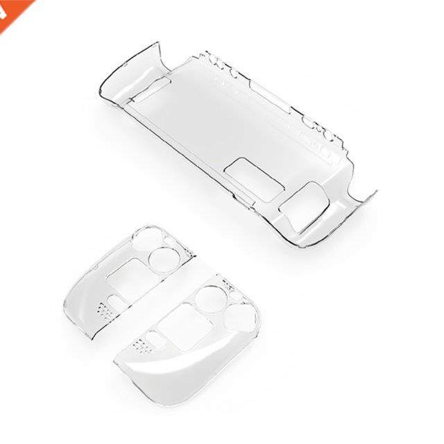 GP-806 Transparent PC Hard Back Case for Steam Deck Split Cr