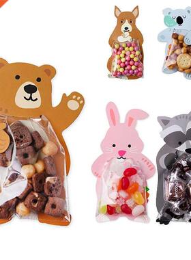 10pcs Cute Animal Bear Koala Rit Baking Candy Packaging B