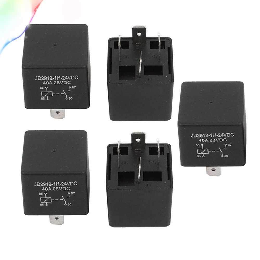 JD2912 DC 24V 12V Coil 40A 4 Pins SPST Vehicle Car Security