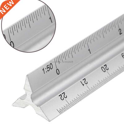 For 30cm Aluminium Metal Triangle Scale Architect Engineer T
