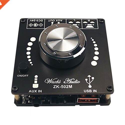 ZK-502M Mini Bluetooth-Compatible 5.0 Power Audio Amplifier