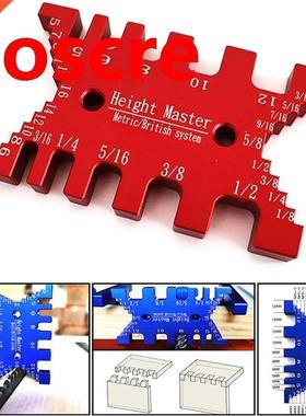 Woodworking Tenon Gauge Metric/Inch High Precision Height Ga