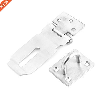 Door Security 4.3 inch Silver Color Padlock Hinge Clasp Part