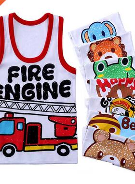 Summer Kids 100%Cotton T Shirts Boys Girls Baby  Prin