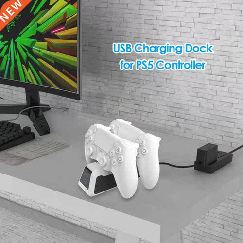 Dual Controller Charger Stand Dustproof Portable Carrying De