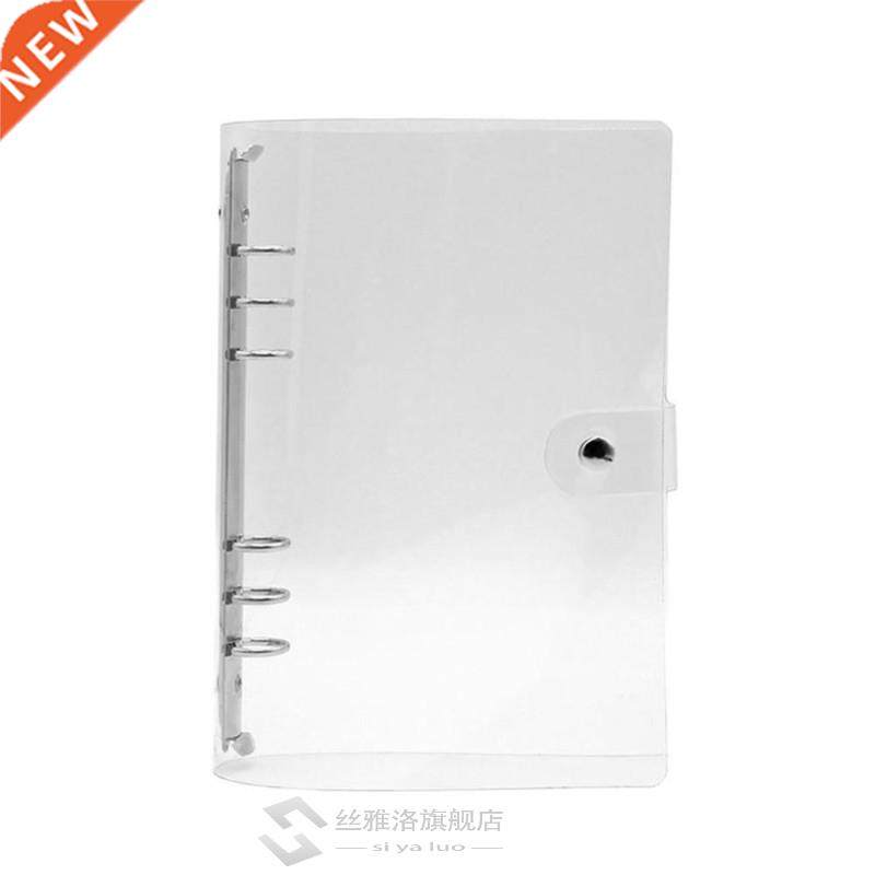 *1pc Transparent Color Plastic File Folder A5/A6/A7 Ring Le