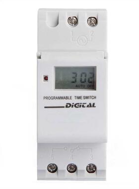 16A LCD Modular Programmer Time Timer Switch White