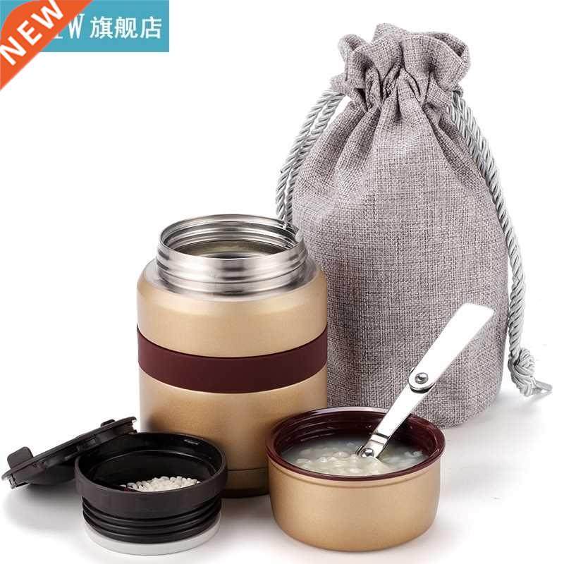 Portable 350ml Food Thermos Stainless Steel Wide Mouth Doubl