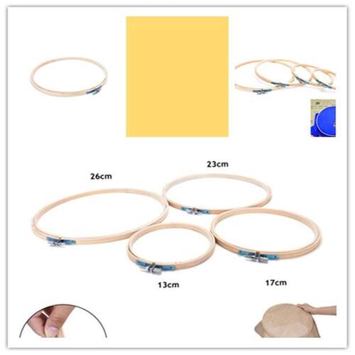 Wooden Frame Hoop Circle Embroidery Round Machine Bamboo 适