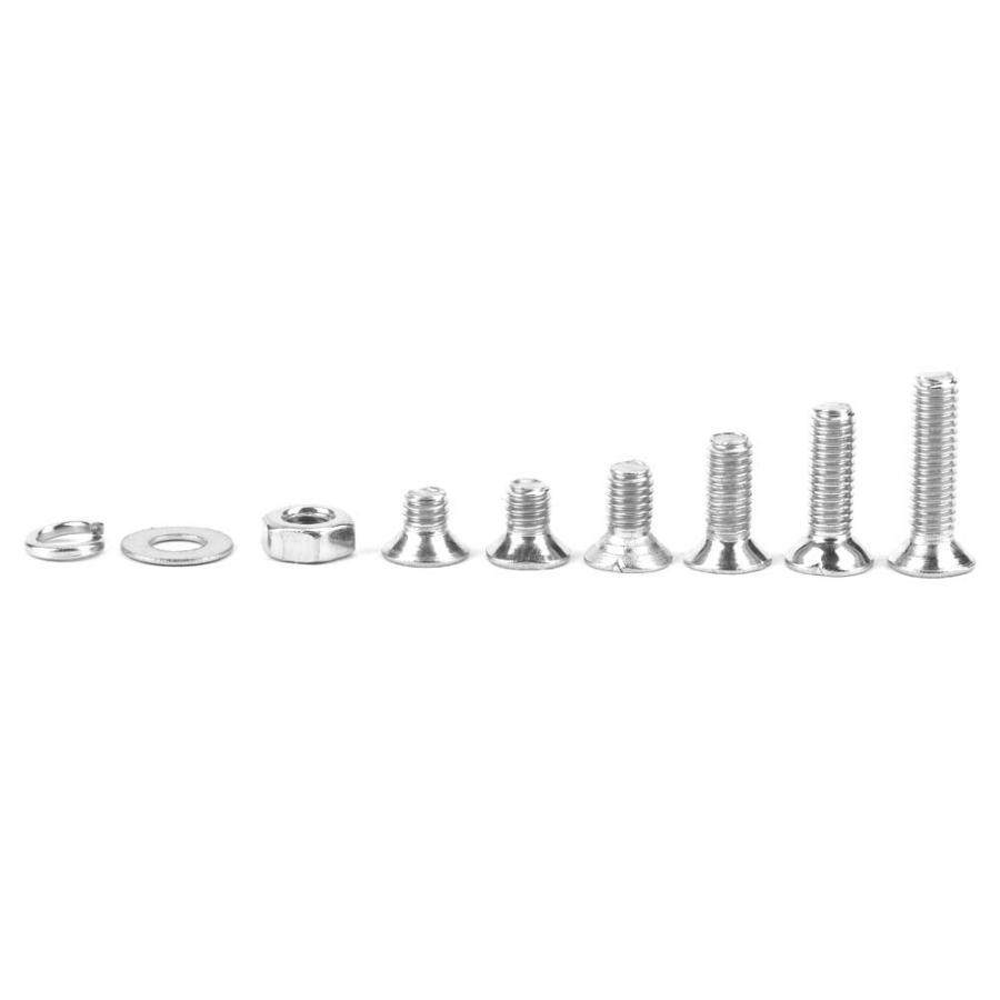 00pcs M*4M*5M*6M*8M*10M*12 Flat Head Screw