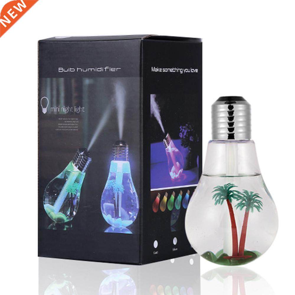 Bottle-Bulb Humidifier Aroma-Diffuser Mist-Maker Night-Light