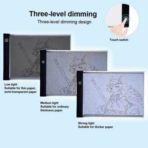 A5 LED Light Box Tracer Artcraft Copy Board Graphic Tablet D