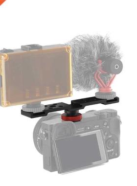 3 in 1 Hot Shoe Mount Adapter Triple Hotshoe Extension Bar B