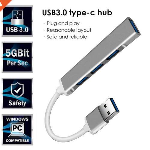 USB HUB 3.0 Hub USB 3 0 Spltter USB3.0 Type-C Hub Adapter 5