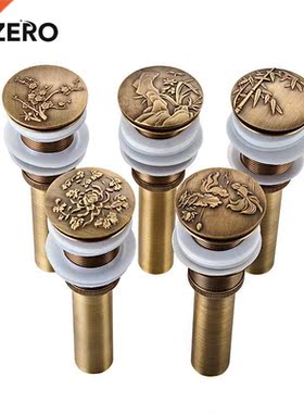 Bathroom Lavatory Basin Sink Pop Up Drain Antique Finish Br