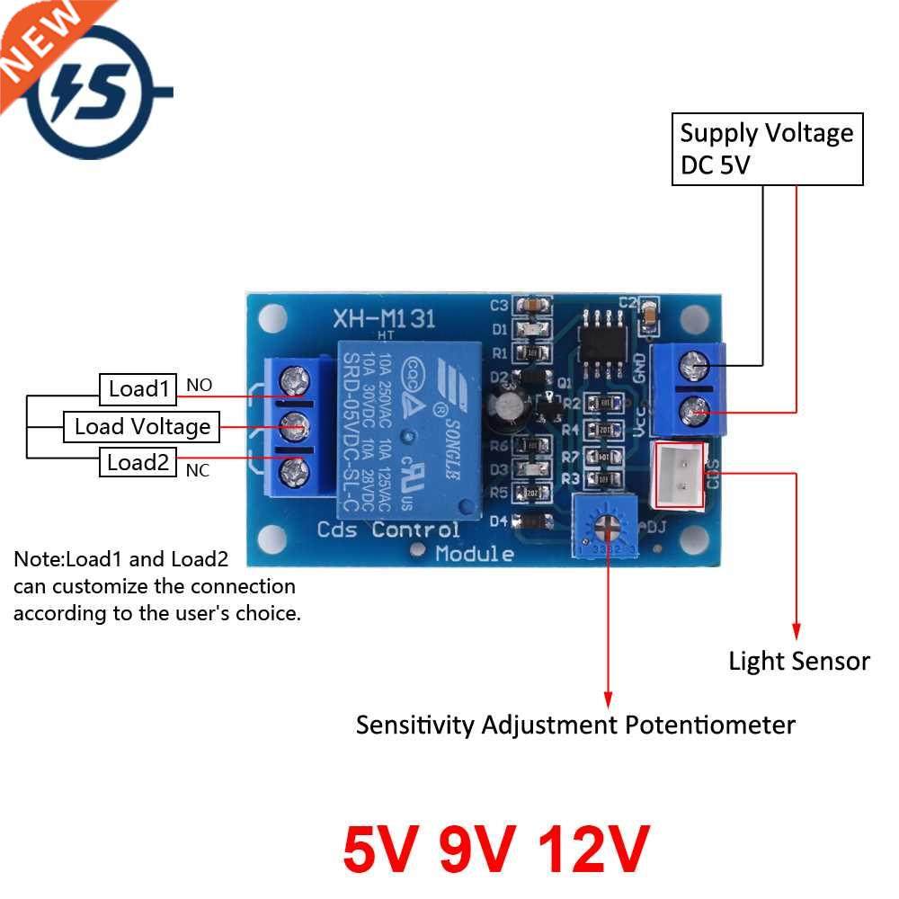 Photoresistor Module Brightness Automatic Control Module Sup