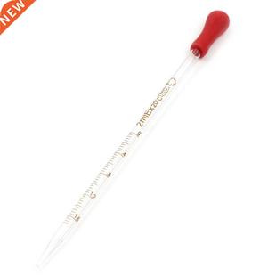 Head Rubber Glass Dropper Lab Transparent Pipette Red
