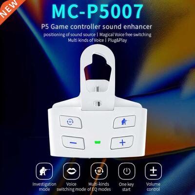 For PS5 Controller Sound Card Voice Changer Amplifier 5 Voic